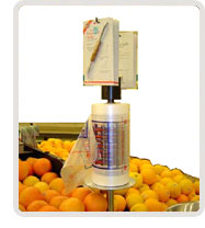 Produce fixtures provide a great cross merchandising opportunity with the right impulse merchandising item